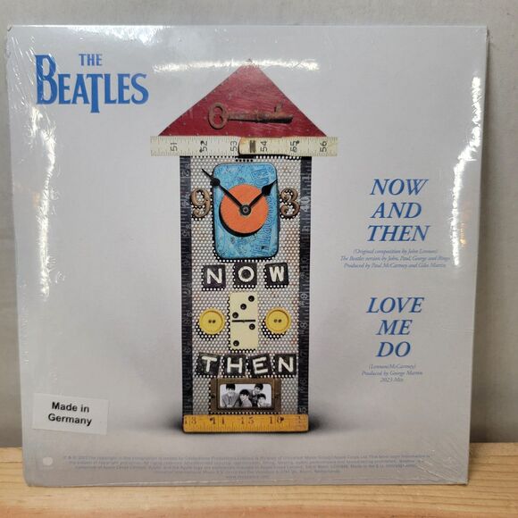 VINYL The Beatles: Now and Then - Clear 7" EP 45rpm - NEW / SEALED - Picture 4 of 6